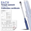 UYECOVE 1/2-Inch Drive Click Torque Wrench, Torque Wrench 1/2 Drive