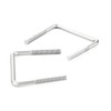 LST Roof Box Mounting Kit U-Bracket 80 mm Metal Fixing