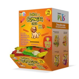Fancy Pets Palitos de Carnaza Natural para Perros 1 kg – Snack Masticable en Forma de Cruz para Higiene Dental y Entretenimiento