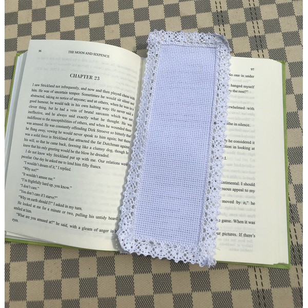 10pcs of book markers in counted cross stitch kits 14ct 3*8inch bookmarkers, cross stitch kit