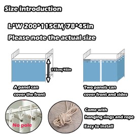 SIQITECHNO Thickened Blackout Bottom Solid Bunk Bed Curtains Students Home Dorm Privacy Room Shading Drapery Lightproof Dustproof Short Curtains for Bedroom Bathroom Privacy Bed Canopy