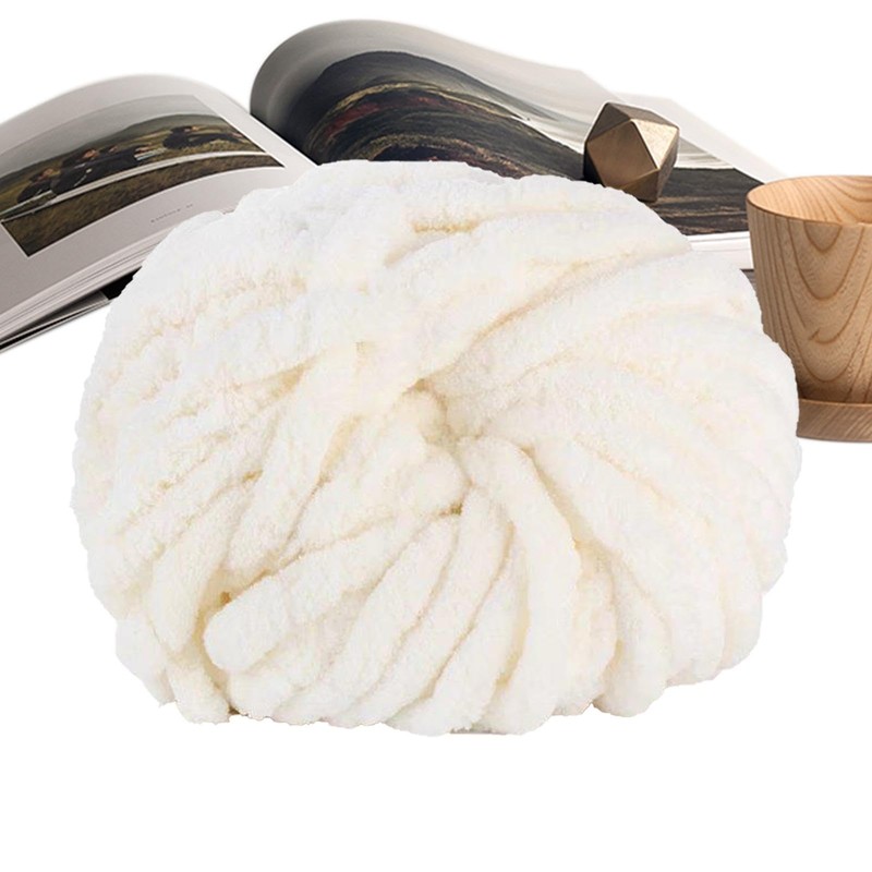 Plush Yarn - Soft Yarn for Crocheting Blankets,Thick Yarn for