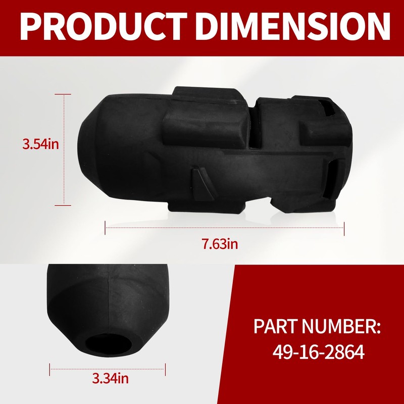 1pcs 49-16-2864 Impact Protective Boot for milwaukee M18 3/4" FUEL
