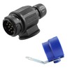 ETUKER 13 Pin Trailer Plug with Trailer Plug Holder, 12V