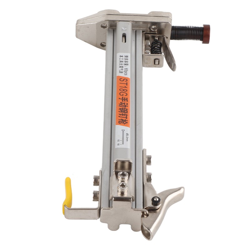 Manual Nailer Woodworking Slotted Steel Nail Gun Furniture Flooring Nailing