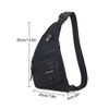 TOMSHOO Sling Backpack Chest Pack Shoulder Bag Crossbody Bag for
