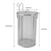 Stainless Steel Spice Seasoning Strainer Collapsible Telescopic Handle Soup Seasonings