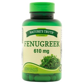 Nature's Truth Fenugreek 610 mg Herbal Supplement - 100 Capsules