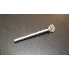 Accurate 10-24 X 2” Thumb Screw Spade Head w/ Shoulder Steel Zinc
