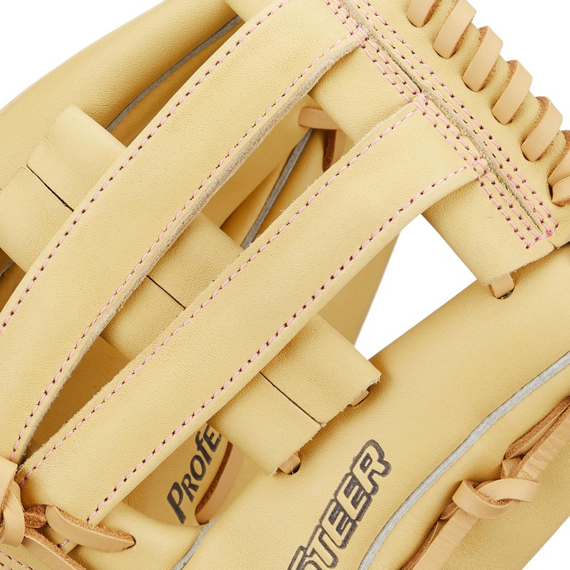 Zett Soft Baseball Glove, Soft Steer, All-Round Use, For Right-Handed