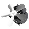 Wall Mounted Fireplace Fan 5 Blade Heat Powered Wood Stove
