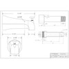 Westbrass E531DUS-07 Universal Fit 5-1/4" Diverter Tub Spout, Zinc, Satin
