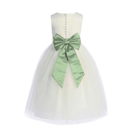 sage green sash belt flower girl sashes for dresses big satin bow for dress detachable attachment attachable baby shower back belts cintas para vestidos elegantes ribbon bows toddler 2t 4t 6t 3t 5t