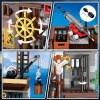 HOGOKIDS 781PCS Pirate Ship House Building Set - 3 Style