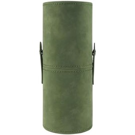 Makeup Brush Holder Travel, Compact Lightweight Accessory for Travel and Daily Use - Kososuru Makeup Brush Pu Leather