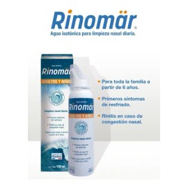 Rinomar Agua De Mar Isotónica Nariz Limpieza Nasal