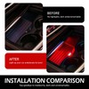 Zikefest 4PCS USB LED Car Interior Atmosphere Lamp, Mini LED