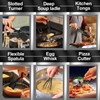 43 Pcs AIKKIL Kitchen Utensils Set, Heat Resistant Silicone Cooking