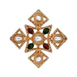 FYBownot Uniform Accessories, Brooch, Corsage, Baroque, Restoration, Literary Style, Chest Decoration, Clothing Accessory, Pin Jewelry, Unisex, Anniversary, Party, Event, Gift, Ceremonial Occasions,