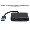 USB3.0 to High Definition Multimedia Interface VGA Adapter 2in1 HD