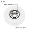 sourcing map U Groove Guide Pulley Rail Ball Bearings 6x27x9mm