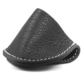 Aswalling Billiards Chalk Holder Pocket Leather Chalk Holder with Clip Snooker Pool Carom Professional Billiards Accessories Black