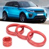 4Pcs A/C Knob Ring Trim Volume Adjuster Decor Fit for