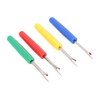 20Pcs Sewing Seam Rippers Stainless Steel Ergonomic Handle Red Mini