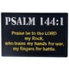 Bible PSALM 144:1 Embroidered Velcro Patch