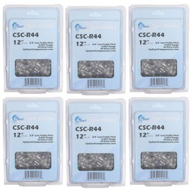 UpStart Components 6-Pack 12-Inch Chainsaw Chain Replacement for Stihl MS 180 G - (12", 3/8".043", 44 Drive Links)