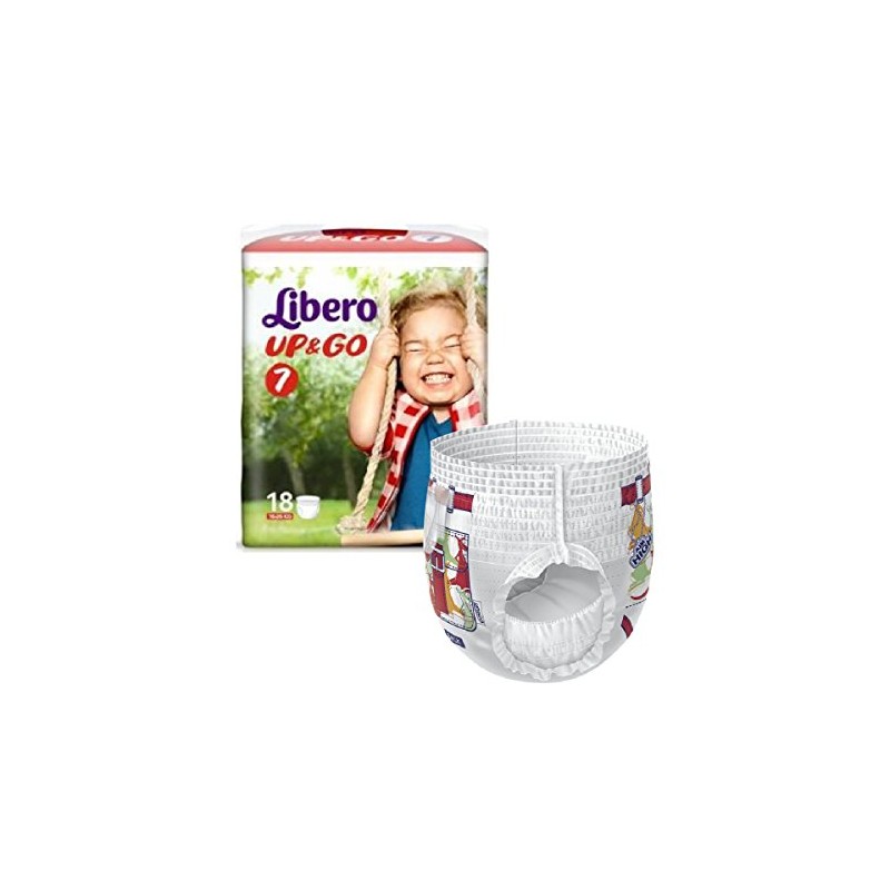 Libero UP&GO 7 Pull-Up Nappies (16-26kg) - Pack of 16
