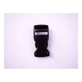 NIFCO TSR20 Plastic Buckle, Black, 0.8 inch (20 mm) Width, Adjusting Belt Length, etc, Black