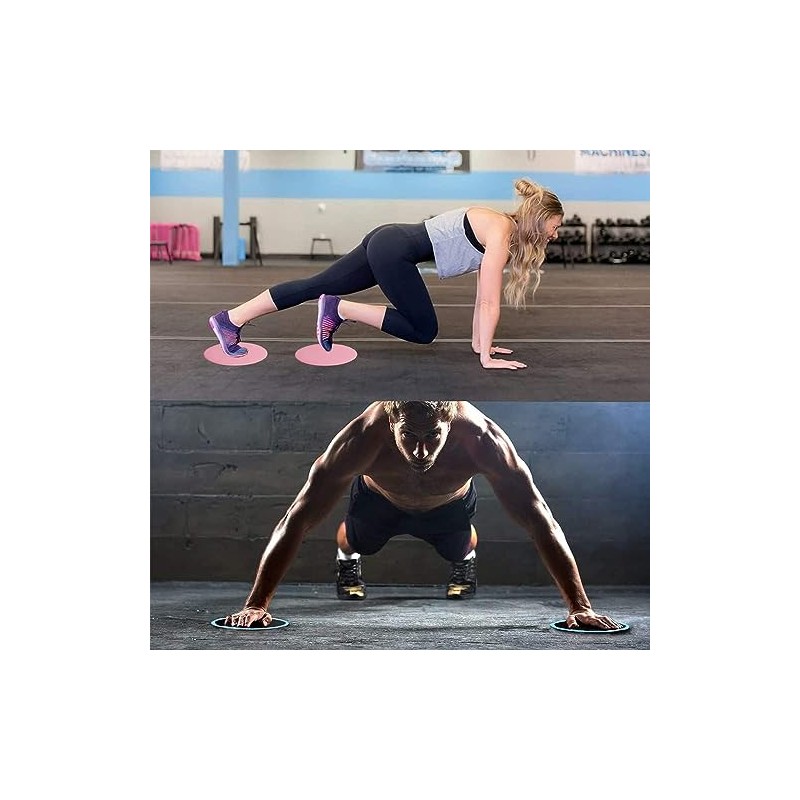 2 Piezas Sliders Ejercicio Discos Deslizantes de Doble Cara, Deslizamiento