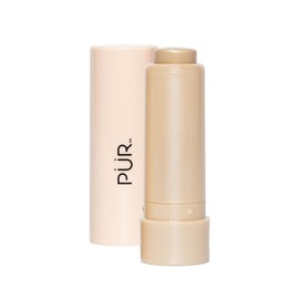 PÜR Silky Tint Creamy Multitasking Highlighter Stick with Peptides, You Go Pearl - Highlighting Stick with Natural, Healthy-Looking Glow & Ultra-Creamy Finish - Professional Makeup