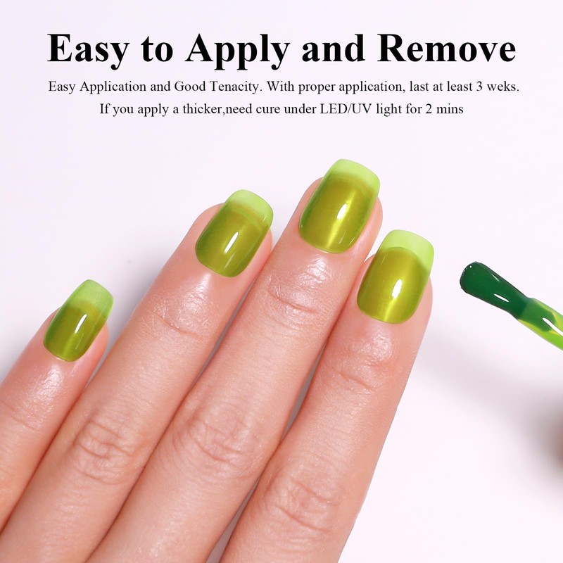 Imtiti 1 x Green Gel 15ml Clear UV/LED Manicure Home