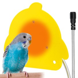 Svauoumu Bird Heaters for Cage Birds, 12 Volt Heating for Perches, Thermostatic Bird Heater for Parrots, IP67 Waterproof, Bird Cage Accessories