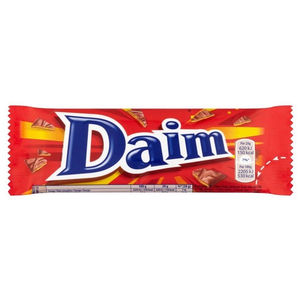 Daim - Barra de caramelo crujiente (28 g, 10 unidades)