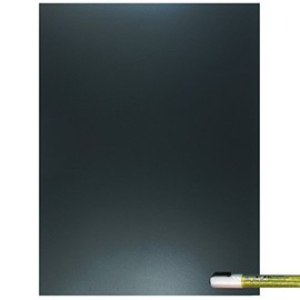 Cohas Eco Chalkboard Includes 1 Unframed Blackboard and Liquid Chalk Marker, 12 x 16 Inches Each, White Marker