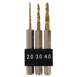 Bigman MSDM-2 Taper Drill Mini Set, Short Type, Wood, Gypsum Board, Aluminum, Corrugated Plate, Rail, Heaton Metal Fittings