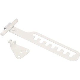 KOTARBAU® Set of 2 Tilt Regulators for Windows, Window Stop, Slate Protection, Window Latch for Adjusting the Window Opening, Window Stopper, Tilting Scissors, White