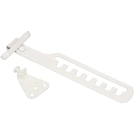 KOTARBAU® Set of 2 Tilt Regulators for Windows, Window Stop, Slate Protection, Window Latch for Adjusting the Window Opening, Window Stopper, Tilting Scissors, White