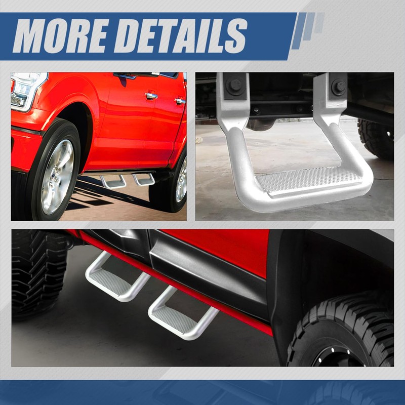 Auto Dynasty 1 Inches Universal Side Step with Mounting Brackets