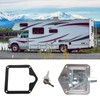 Polished Stainless Steel Toolbox Lock T Handle Latch Foldable Trailer