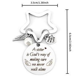 HUHALLI Sister Gifts, Christmas for Sister, Sister Gifts from Sister, Funny Sister Gifts, Sister Christmas Gifts, Xmas Gifts for Sister, Sister Birthday Gifts, Christmas Gifts for Her