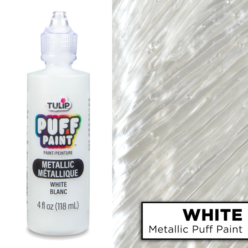 Tulip Puff Fabric Paint Metallic Finish , Permanent Craft Paint