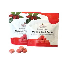 Miracle Fruit Cubes, 15 count (Pack of 2) Shipped direct from the farm never from a warehouse/Achieve better nutrition through natural flavor enhancement