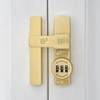 INIRET Gold 180 Degree Barn Door Lock,Mechanical Password Lock,Flip Latch