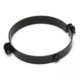 raik SH116-150-sw Flue Pipe / Stove Pipe Clamp with Screw 150 mm Diameter Sheet Steel Black