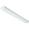 Lithonia Lighting 4 Foot LED Light Fixture, Low-Profile LED Wraparound