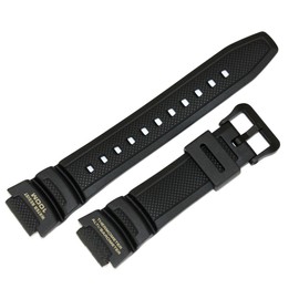 Casio Resin Watch Band, 10379562, Black, 18mm, Fits SGW-400H-1B, SGW-400H-1B2V